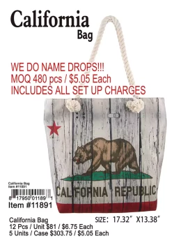 California Bag 12 Pcs.